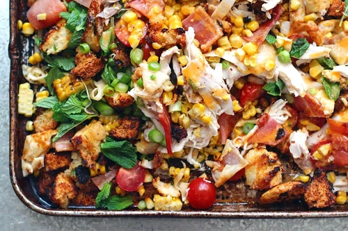 Warm Chicken and Corn Salad with Sweet Chilli and Lime Dressing 13 jpeg