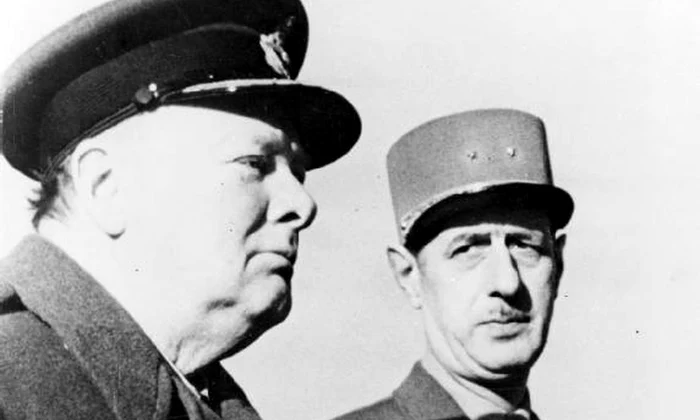 Premierul britanic Winston Churchill și generalul francez Charles De Gaulle, în Maroc, la 13 ianuarie 1944 (© Wikimedia Commons)
