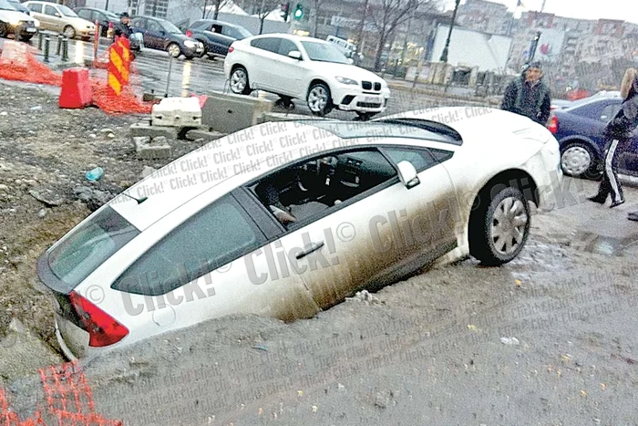 Claudia Sexxy a scăpat  nevătămată din accident,  dar a tras o sperietură zdravănă