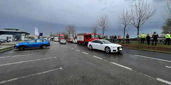 Cadavru în Dâmbovița FOTO Info Trafic București și Ilfov / Facebook 