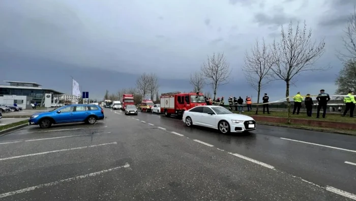 Cadavru în Dâmbovița FOTO Info Trafic București și Ilfov / Facebook