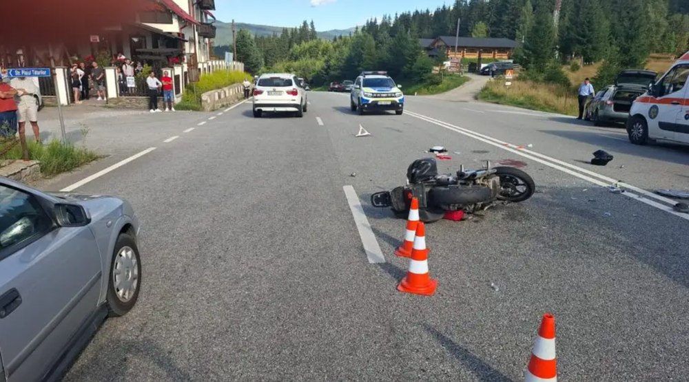 Motorcyclist, 46, dies in accident in Mestecăniș Pass. Man went into cardiac arrest on the way to hospital