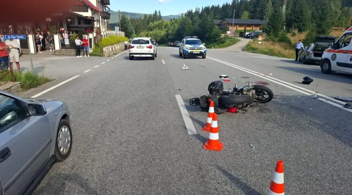 Accidentul a avut loc în jurul orei 17.00. FOTO: monitorulsv.ro