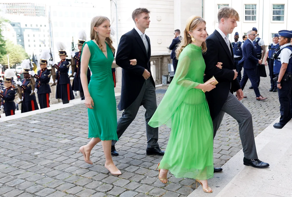 Prințesa Eleonore, Prințul Felix, Prințesa Elisabeta a Belgiei și Prințul Gabriel. Profimedia