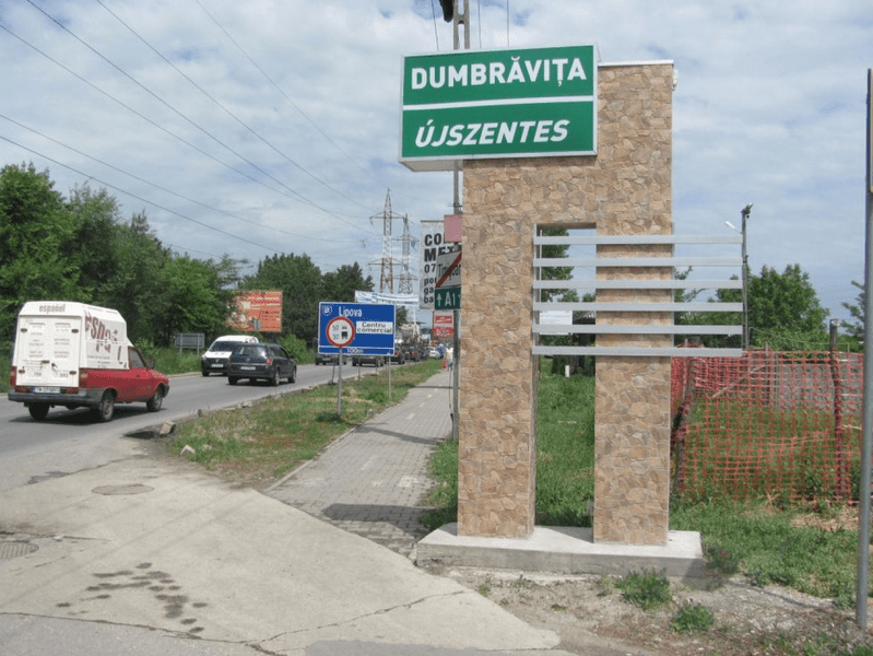 Stâlpii discordiei de la Dumbrăvița. Din cauza lor se poate pierde o finanțare europeană de 17 milioane de euro