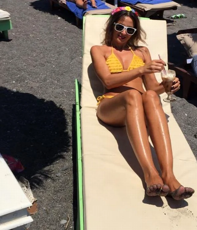 Crina Abrudan a atras toate privirile pe plajele din Greciafoto: arhiva personală