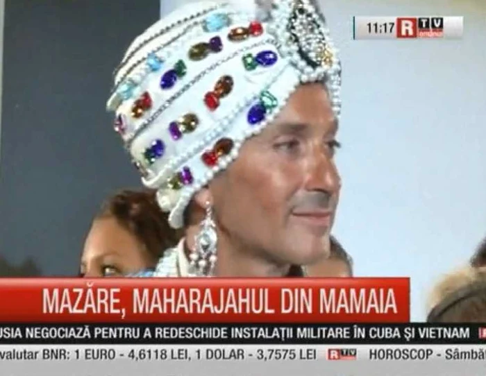 Maharajahul Radu Mazăre, la parada din Mamaia