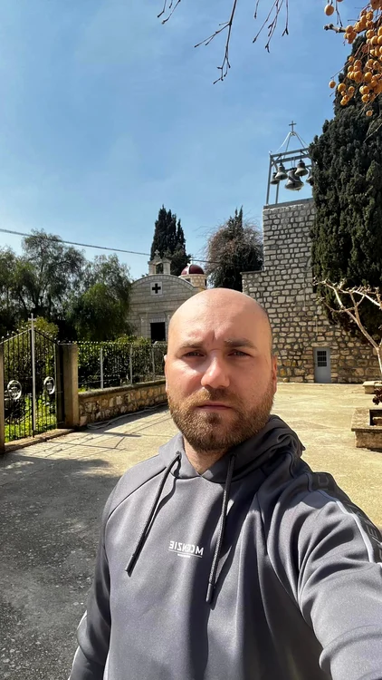 Celebrul român a fost la Betleem și pe Muntele Tabor