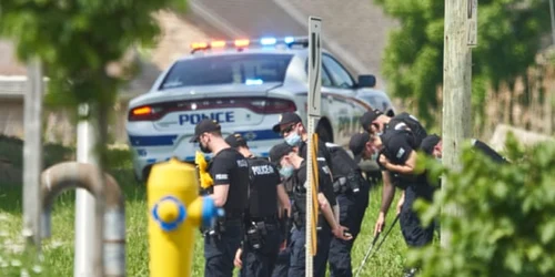 Poliţia canadiană la scena incidentului FOTO via Shutterstock