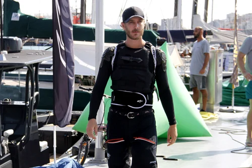 Pierre Casiraghi in the Nautic Club of Palma de Mallorca