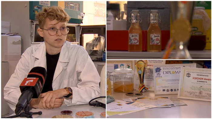 O tânără româncă a inventat o băutură probiotică.