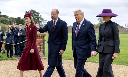 Kate Middleton și Prințul William cu Melania și Donald Trump foto profimedia (1) jpg