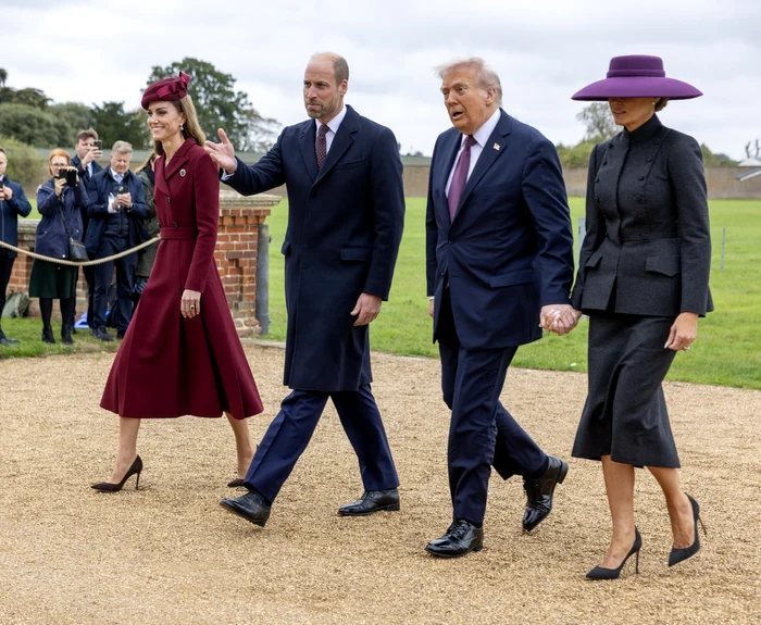Kate Middleton și Prințul William cu Melania și Donald Trump foto profimedia (1) jpg