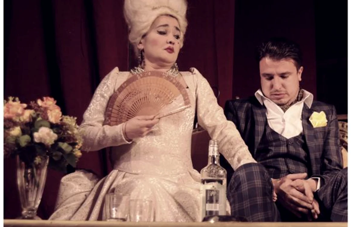 Scenă din spectacolul ”O scrisoare pierdută” Foto: Teatrul Dramatic ”Fani Tardini”