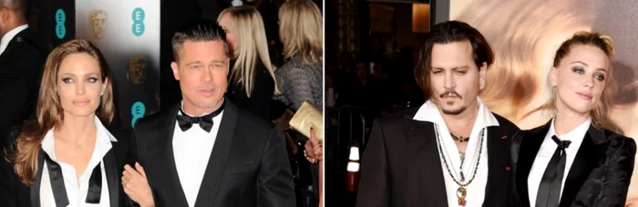 Brad Pitt şi Johnny Depp/ Profimedia
