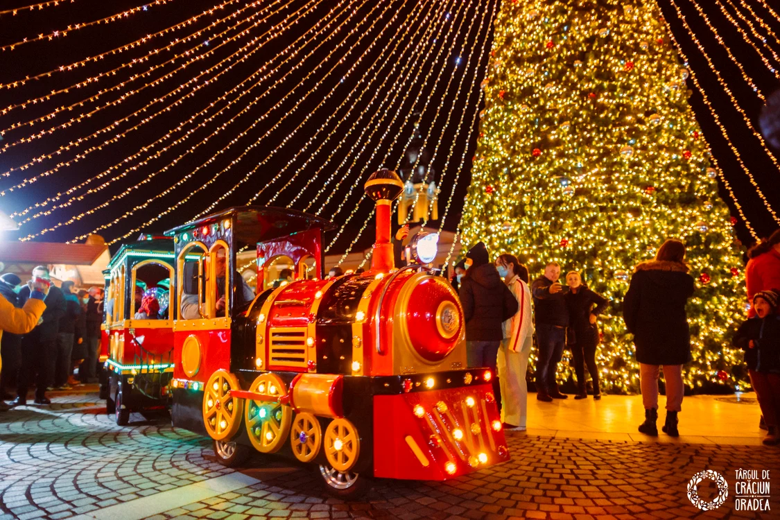 Copiii vor avea un mini-parc de distracţii Foto: Târgul de Crăciun Oradea
