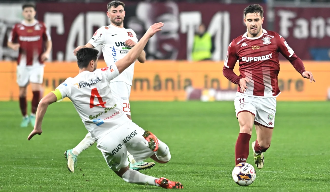 Rapid are cinci victorii la rând în campionatul românesc (FOTO: Sportpictures)