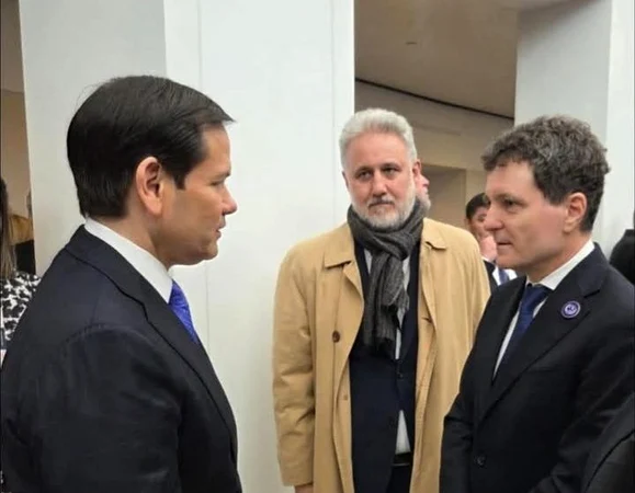 Marco Rubio și Nicușor Dan au avut deja un prim contact la Washington FOTO: Facebook