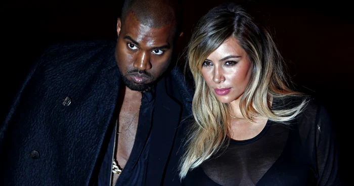 kanye west si kim kardashian foto reuters