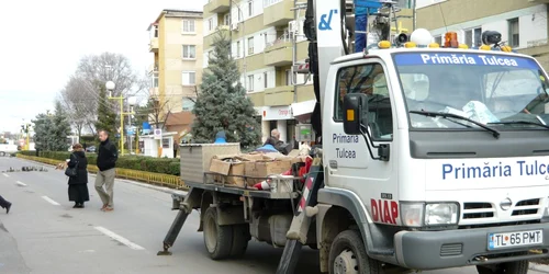 Strada Unirii a fost blocată