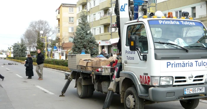 Strada Unirii a fost blocată