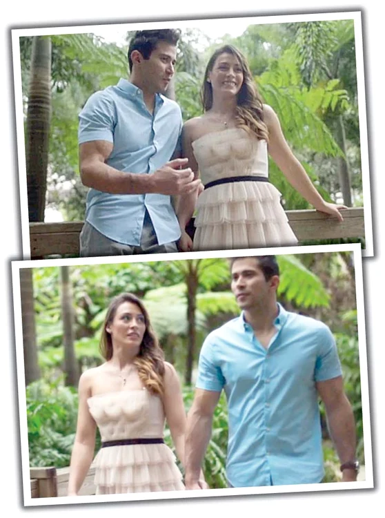 Interviul acordat de Ponor  şi iubitul ei, Ramos, a avut  loc la cea mai mare Grădina  Botanică din Puerto Rico