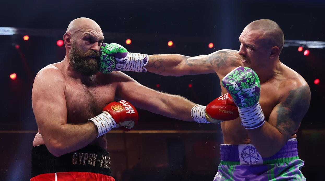 Tyson Fury nu i-a făcut față lui Usyk. Foto Getty images 