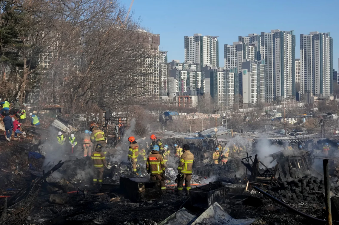 Incendiu in Seul FOTO Profimedia