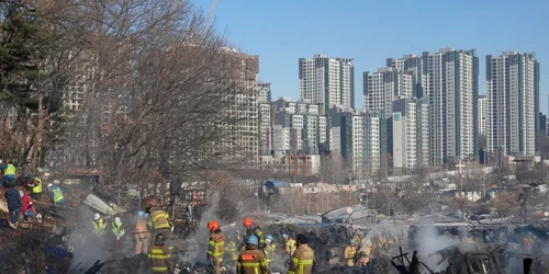 Incendiu in Seul FOTO Profimedia