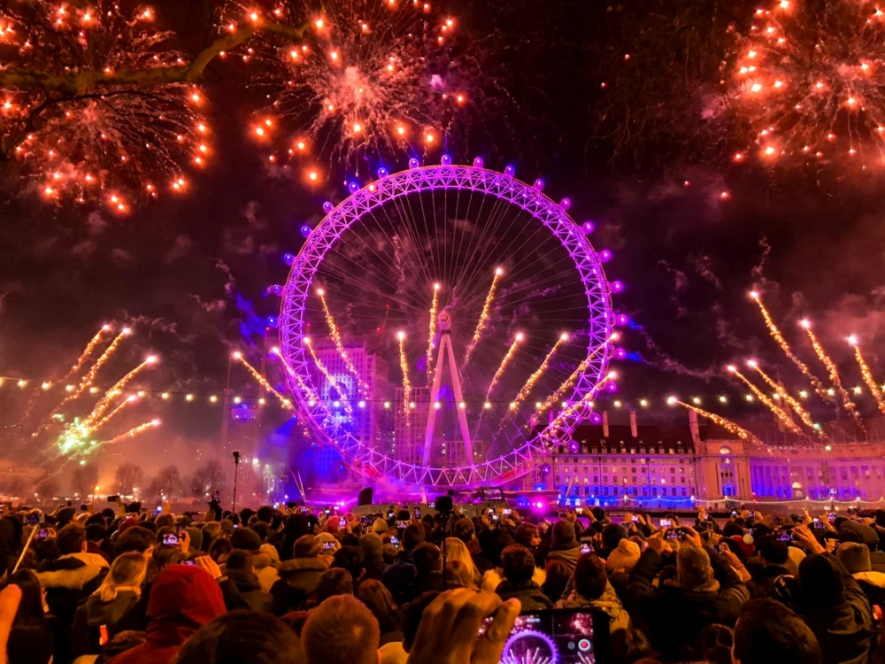Artificii Londra - arhivă Foto: Unsplash