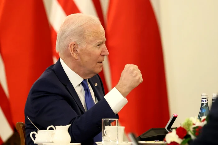 Joe Biden la Varşovia - 26 mar 2022 / FOTO EPA-EFE