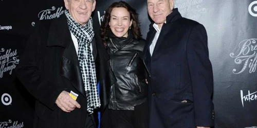 Patrick Stewart şi Sunny Ozell