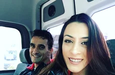 Marian Dragulescu si Catalina Ponor in Mexic jpeg