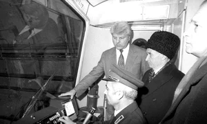 Metroul București, inaugurat în 1979 de președintele de atunci al României, Nicolae Ceaușescu jpeg