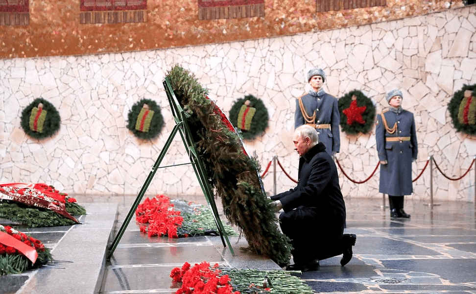 Putin la Volgograd (Stalingrad): Moscova este din nou amenințată de tancurile germane