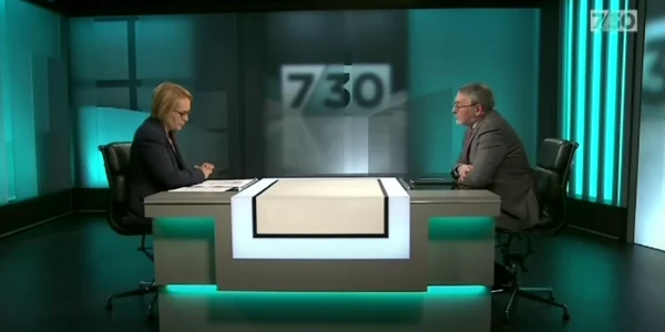 Gazda emisiunii ABC Sarah Ferguson și ambasadorul rus în Australia Foto Captură video YouTube jpg