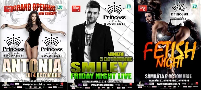 Concerte deschidere Princess Club