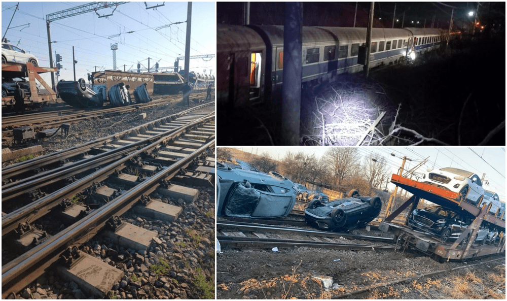 Punct final în accidentul de la Roșiori de Vede: vagoanele deraiate au fost repuse pe șine