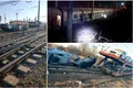 Accident feroviar in Teleorman - un tren accelerat a lovit un marfar 