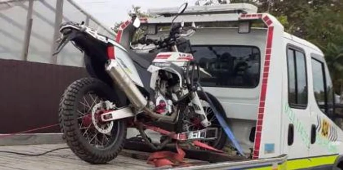 
    Motocileta a fost găsită în România Foto: observatornews.ro  