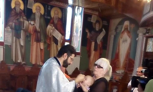 Maria Niculescu, fosta soție a lui Dan Tufaru, a acceptat să îi boteze copilul jpeg
