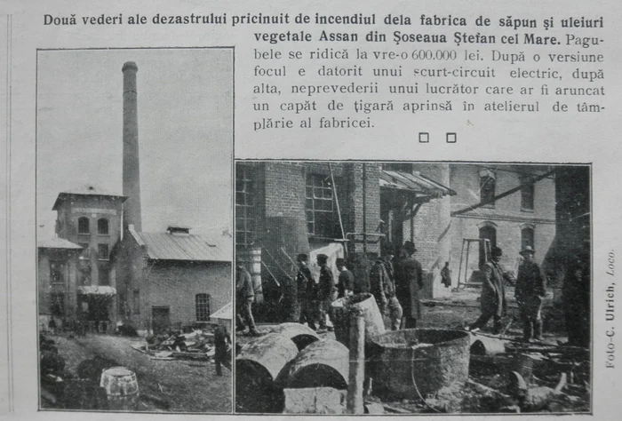 incendiu moara lui assan gazeta ilustrata 1913