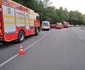 Accident la Merișor. Foto: ISU Hunedoara