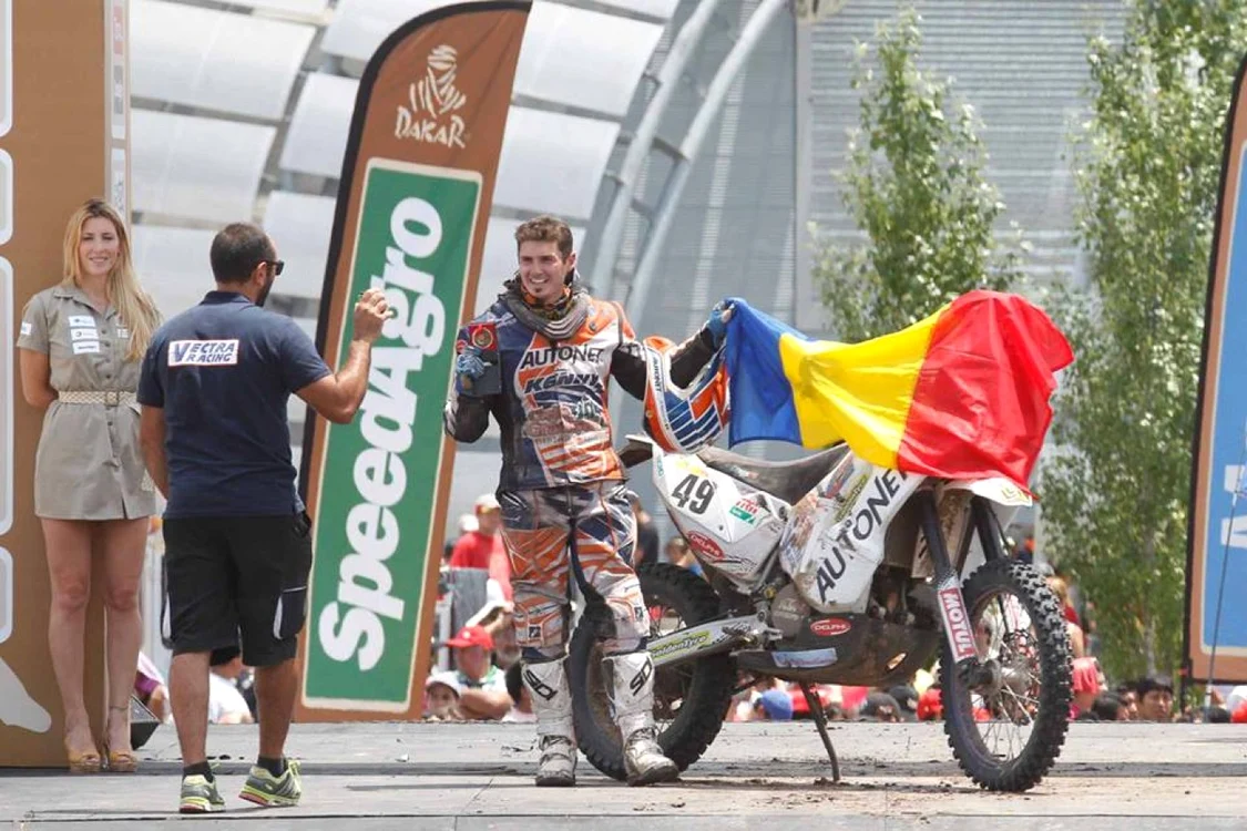 Sătmăreanul Mani Gyenes a câştigat clasa Maraton la Dakar 2015    FOTO facebook