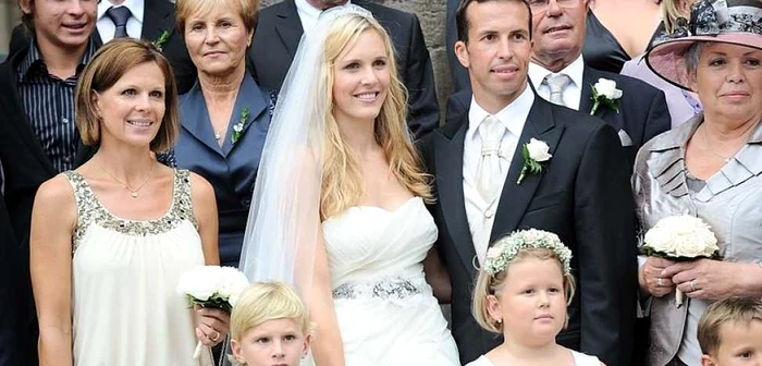 Nicole Vaidisova, la nunta cu jucătorul Radek Stepanek FOTO AP