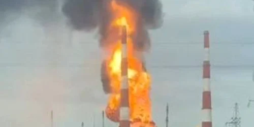 Uzină de procesare a gazelor Rusia FOTO via X Cloooud jpeg