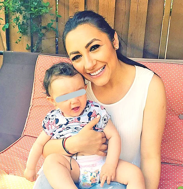 2015 - Andra şi fetiţa ei, Eva, în reclama la pamperşi