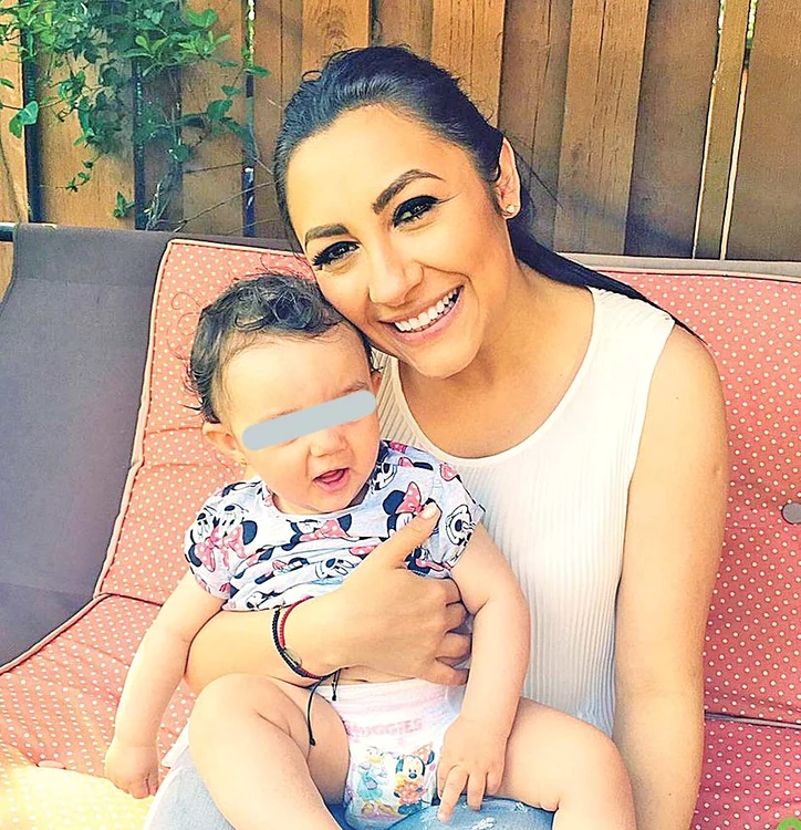 2015 - Andra şi fetiţa ei, Eva, în reclama la pamperşi