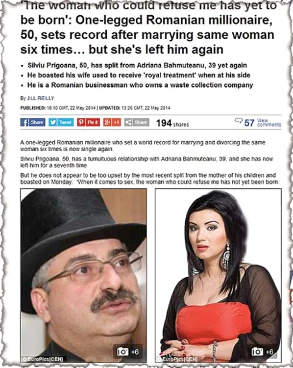 Silviu Prigoană,  un personaj  excentric chiar şi  pentru britanici