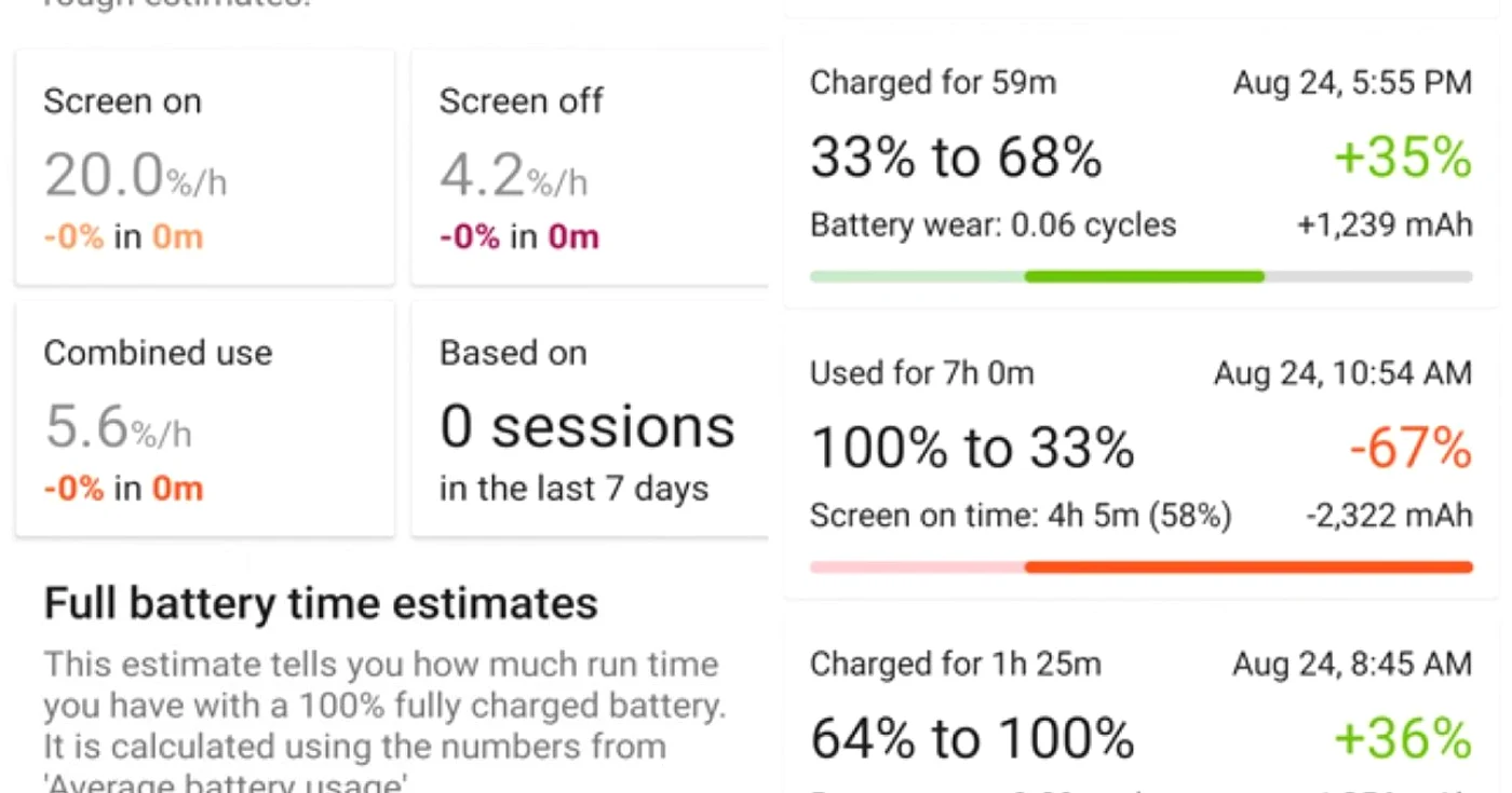 Motorola One Action baterie colaj